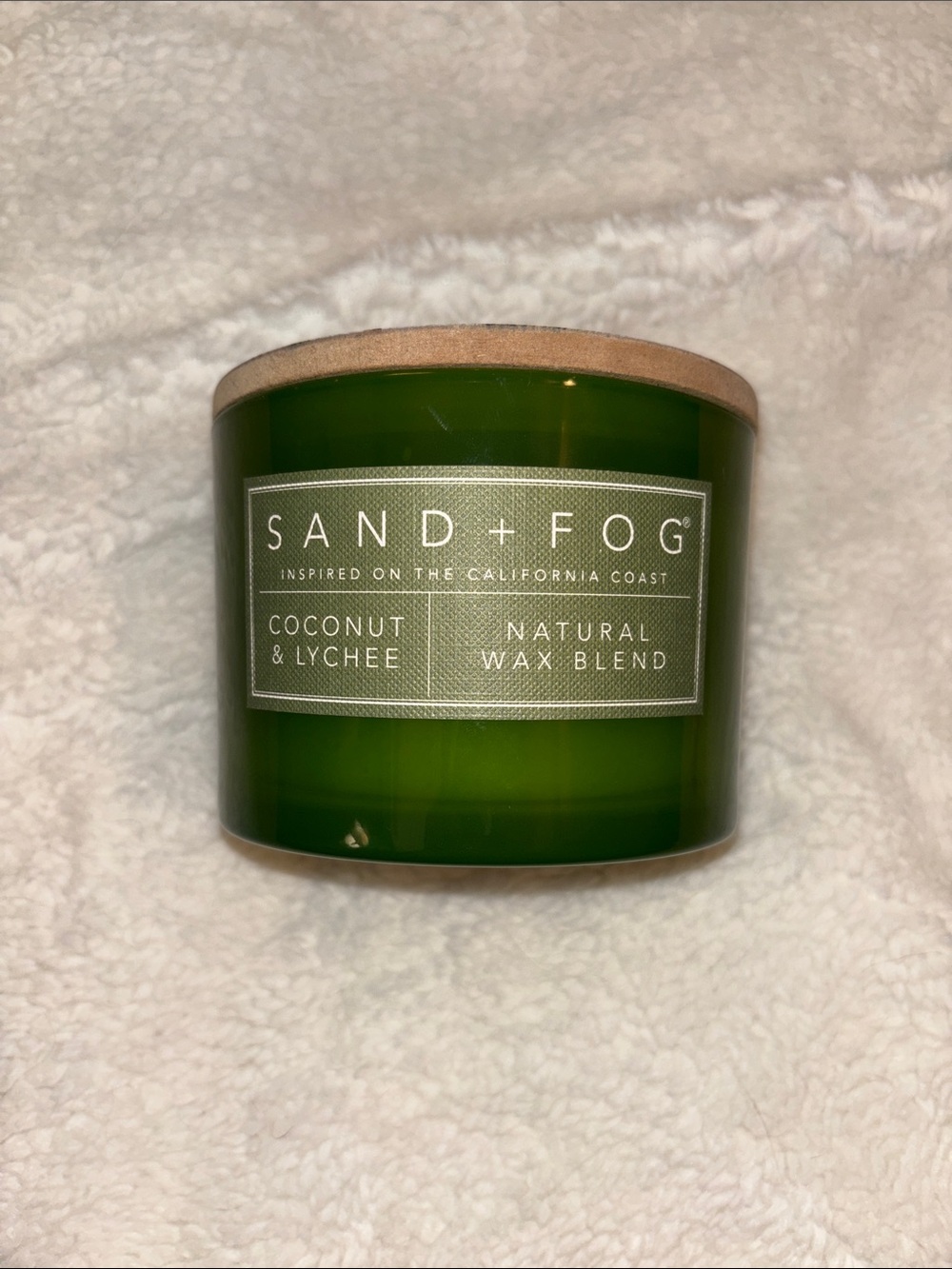 Coconut & Lychee Scented Candle - Sand and Fog